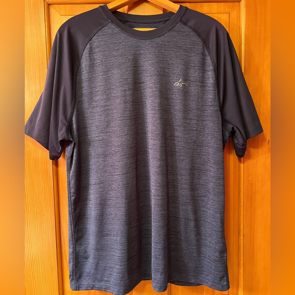 EUC Greg Norman Navy Blue Shirt, L